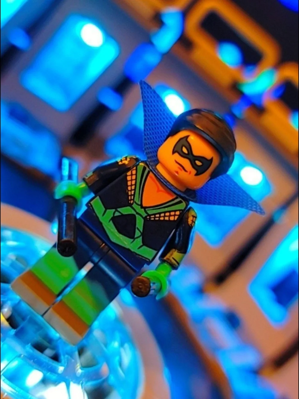 Batman Nightwing Minifigure Lego Compatible